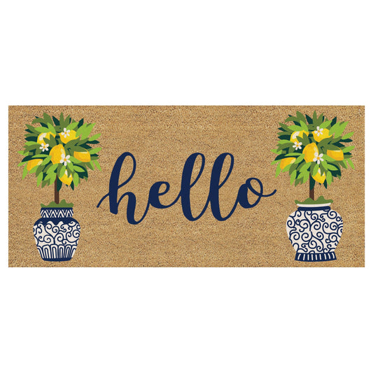 Hello Topiary Flocked Coir Sassafras Switch Mat