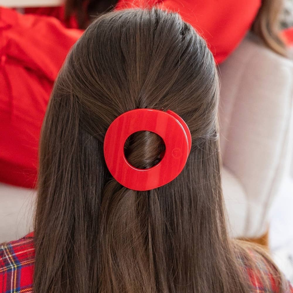 Red Carpet Ready | Medium | Flat Circle Hair Clip