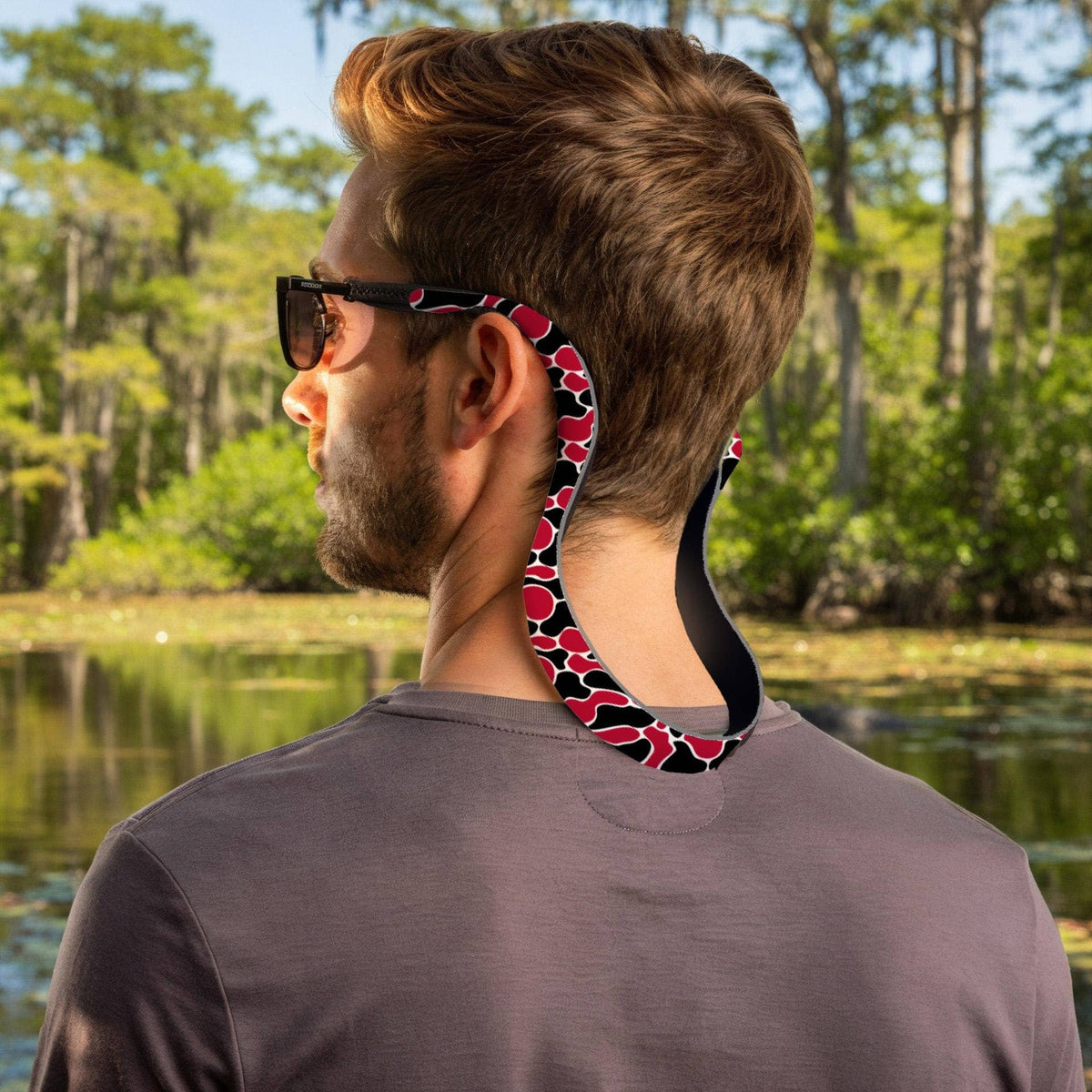 Georgia Bulldogs Color  Sunglasses Strap