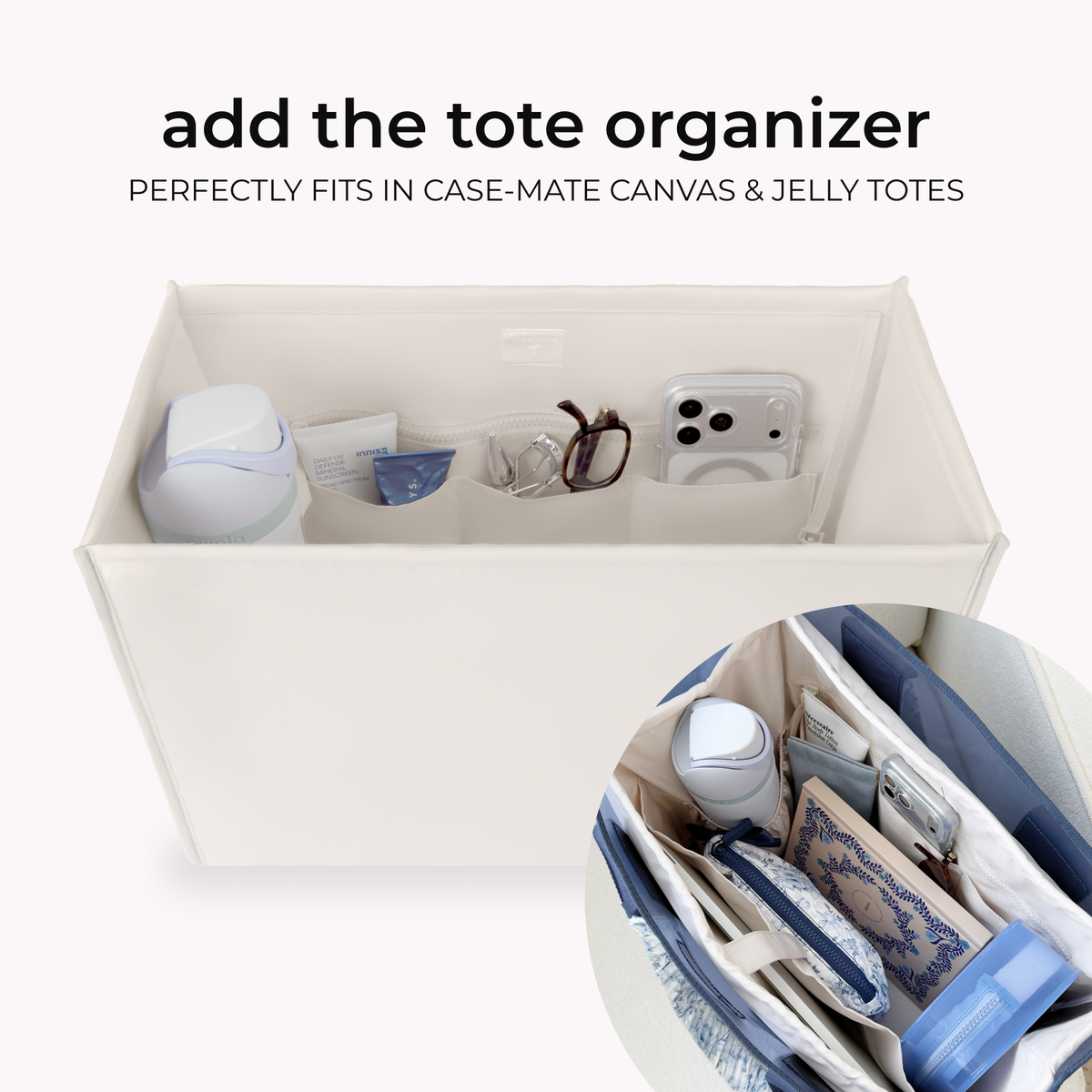 Case-Mate Quilted Ditsy Floral Jelly Tote Bag (Classic)