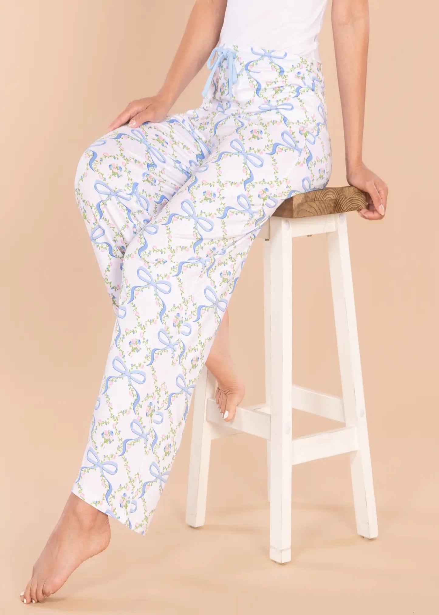 Bows & Blossoms Pajama Pants