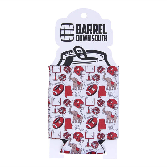 AL Elephant Game Day Pattern Can Cooler