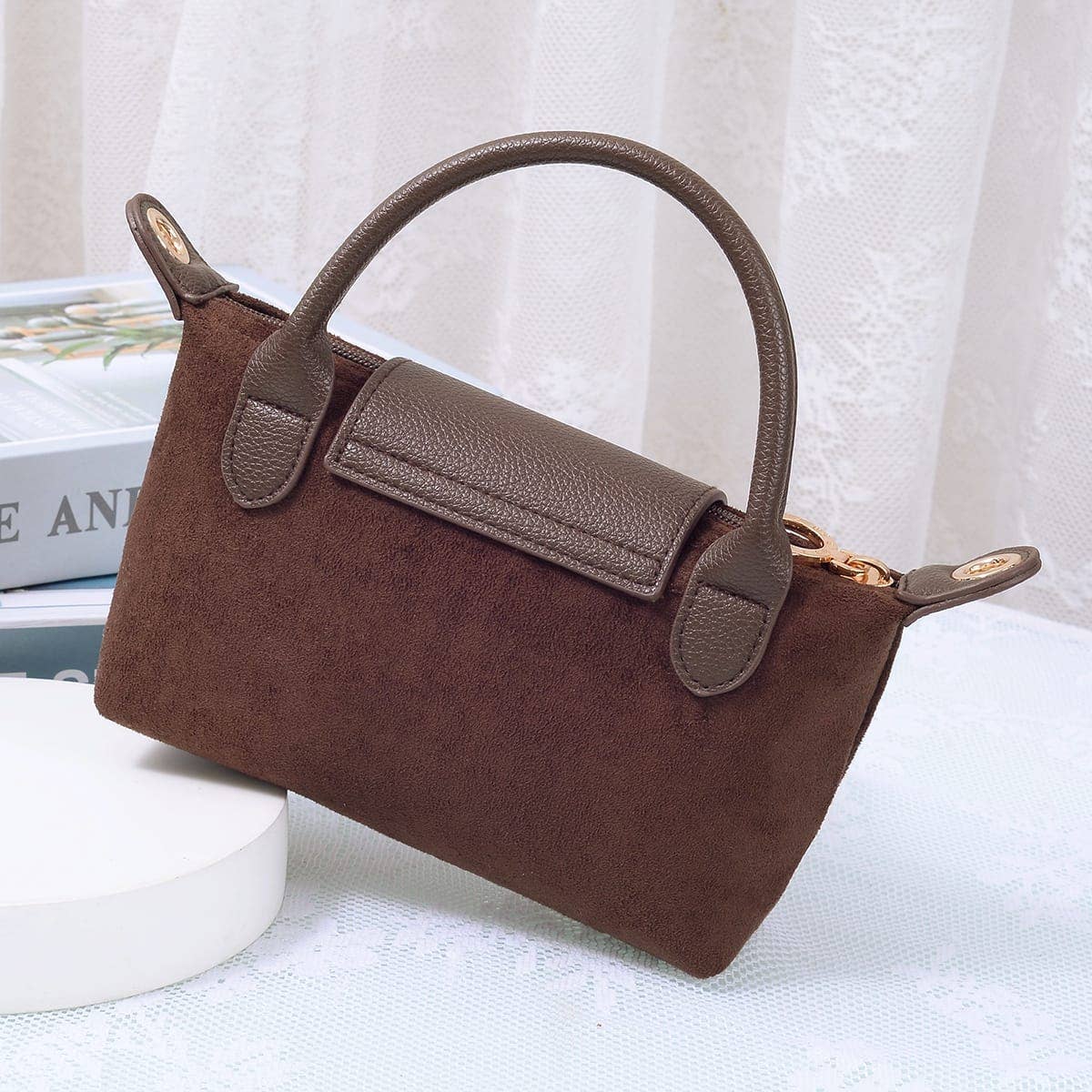 SD781 Penny Suede Mini Crossbody Bag