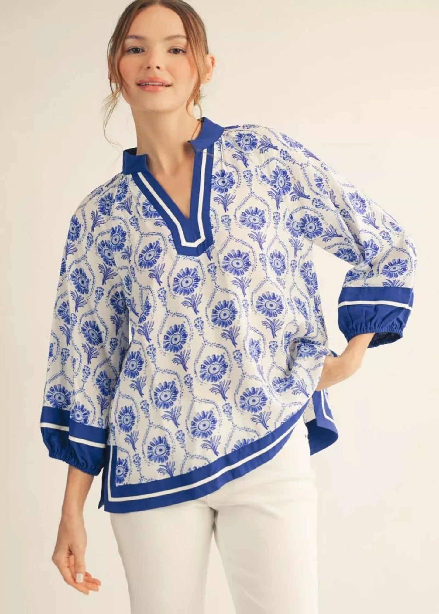 JOSEY TOP - ROYAL