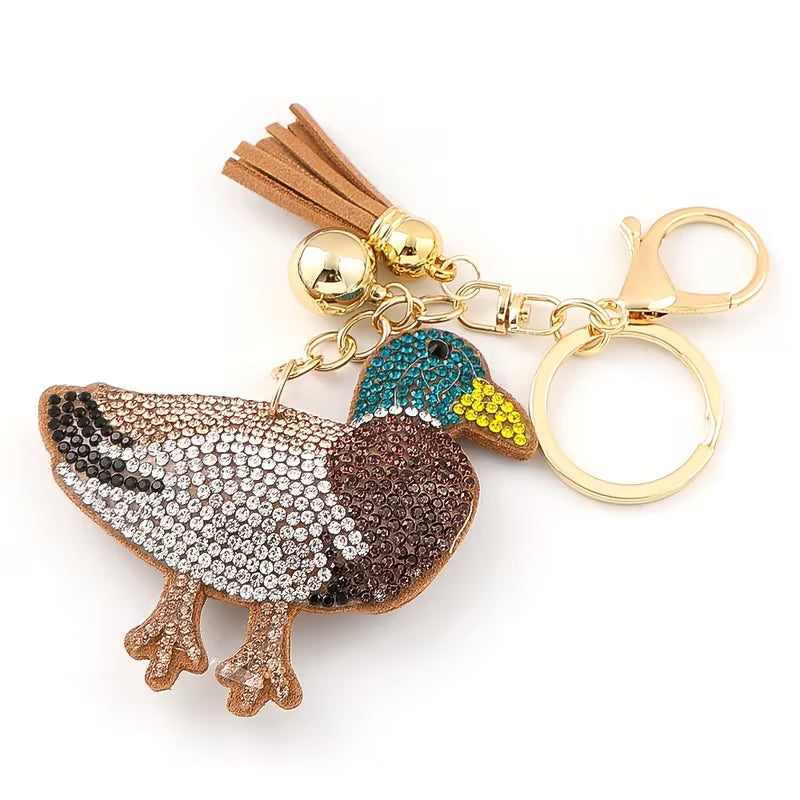 DUCK KEYCHAIN BEDAZZLED