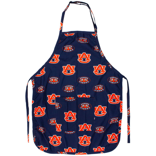 Auburn Tigers Grilling Tailgating Apron with 9" Pocket