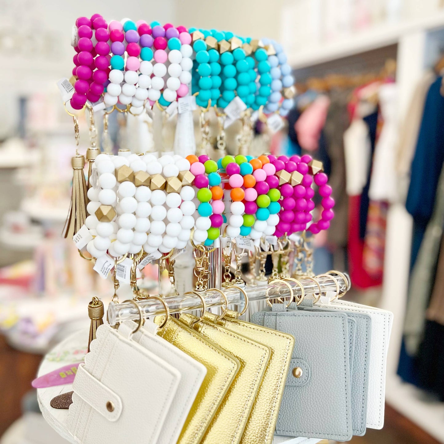 Solid Group: Mint Wristband Keychain