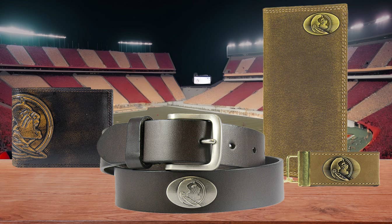 FSU Seminoles Men's Collegiate Leather Belt