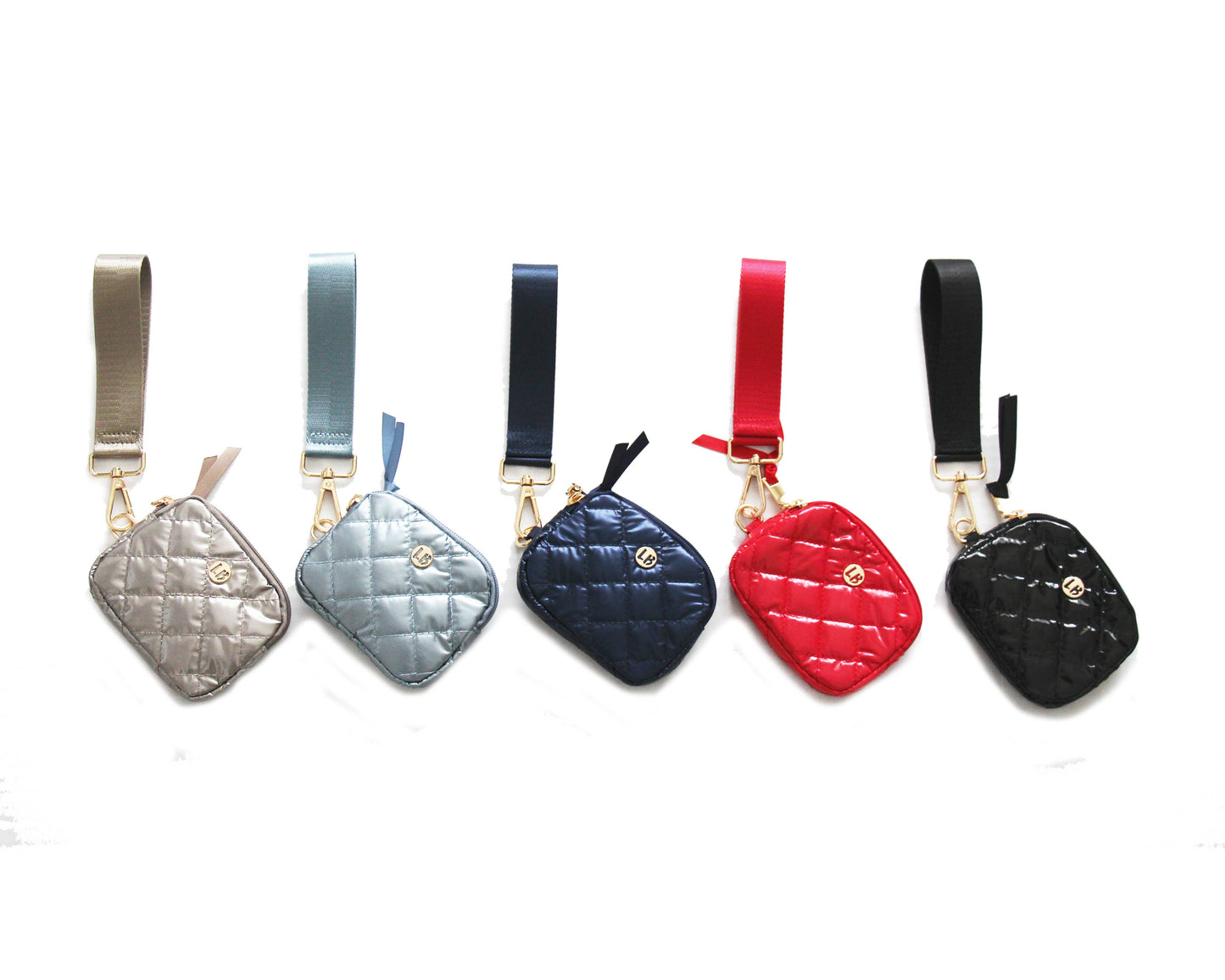 Jennifer Wristlet Wallet Keychain Frosted Sky