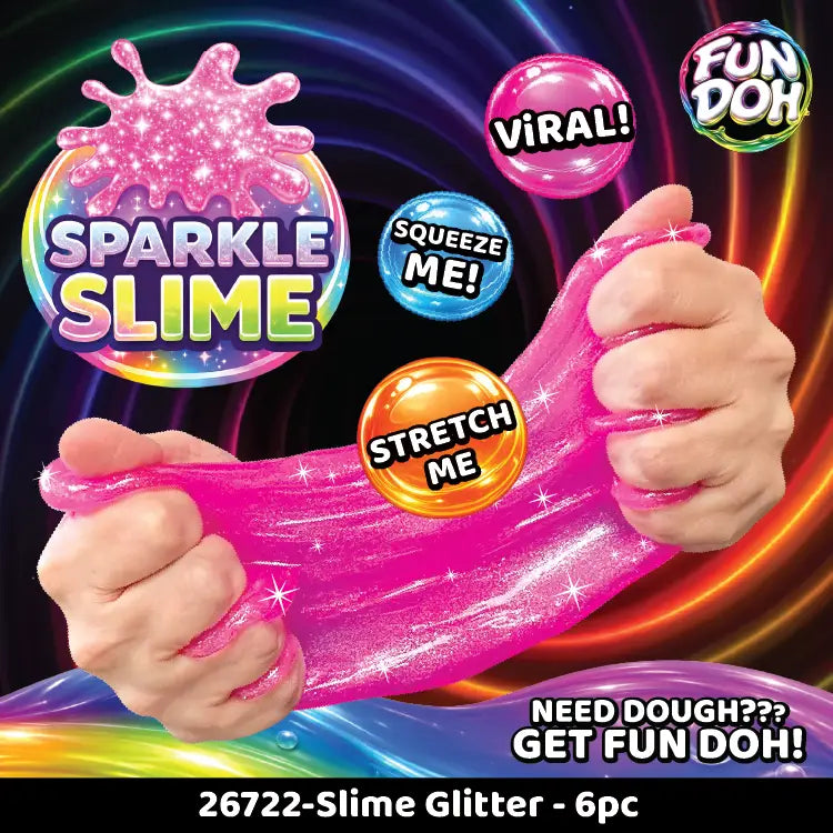 FUN DOH GLITTER SLIME