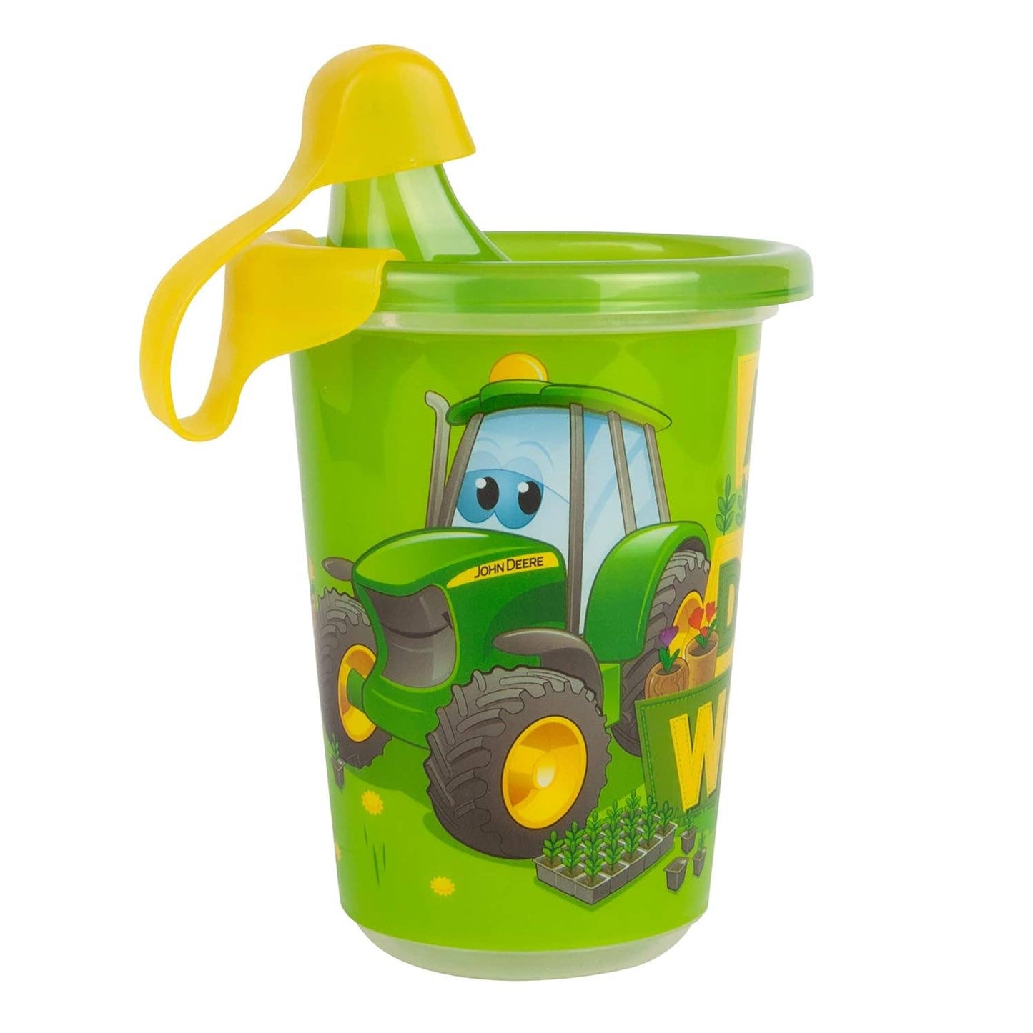 TOMY The First Years John Deere Take & Toss Straw Cup 3pk