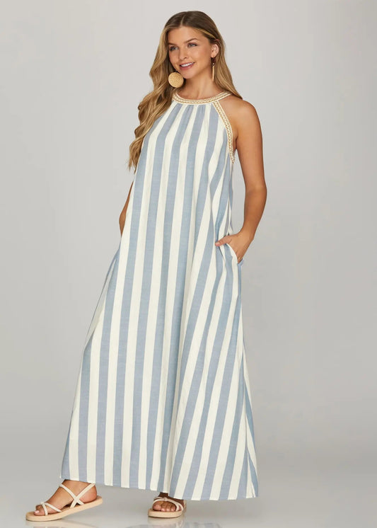 LILLY DRESS - NAVY