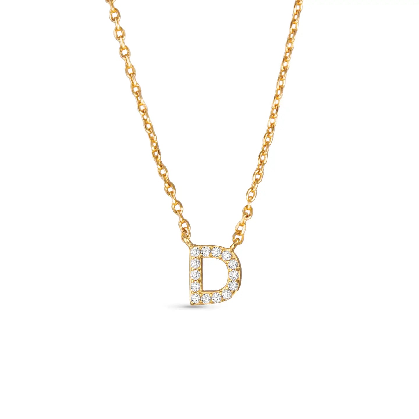 CZ Initial Necklaces | 18 Letters