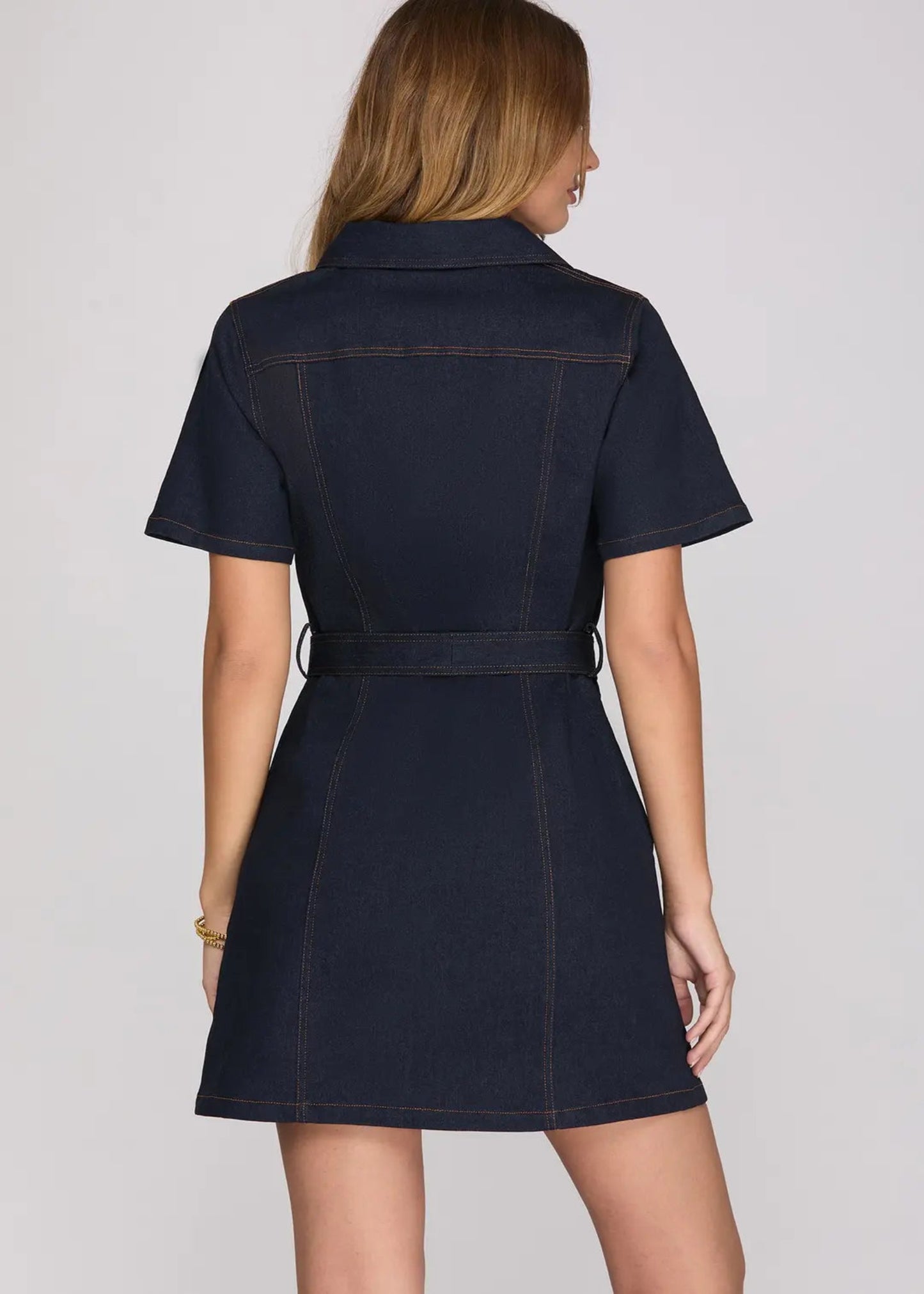 MADELYN DENIM DRESS
