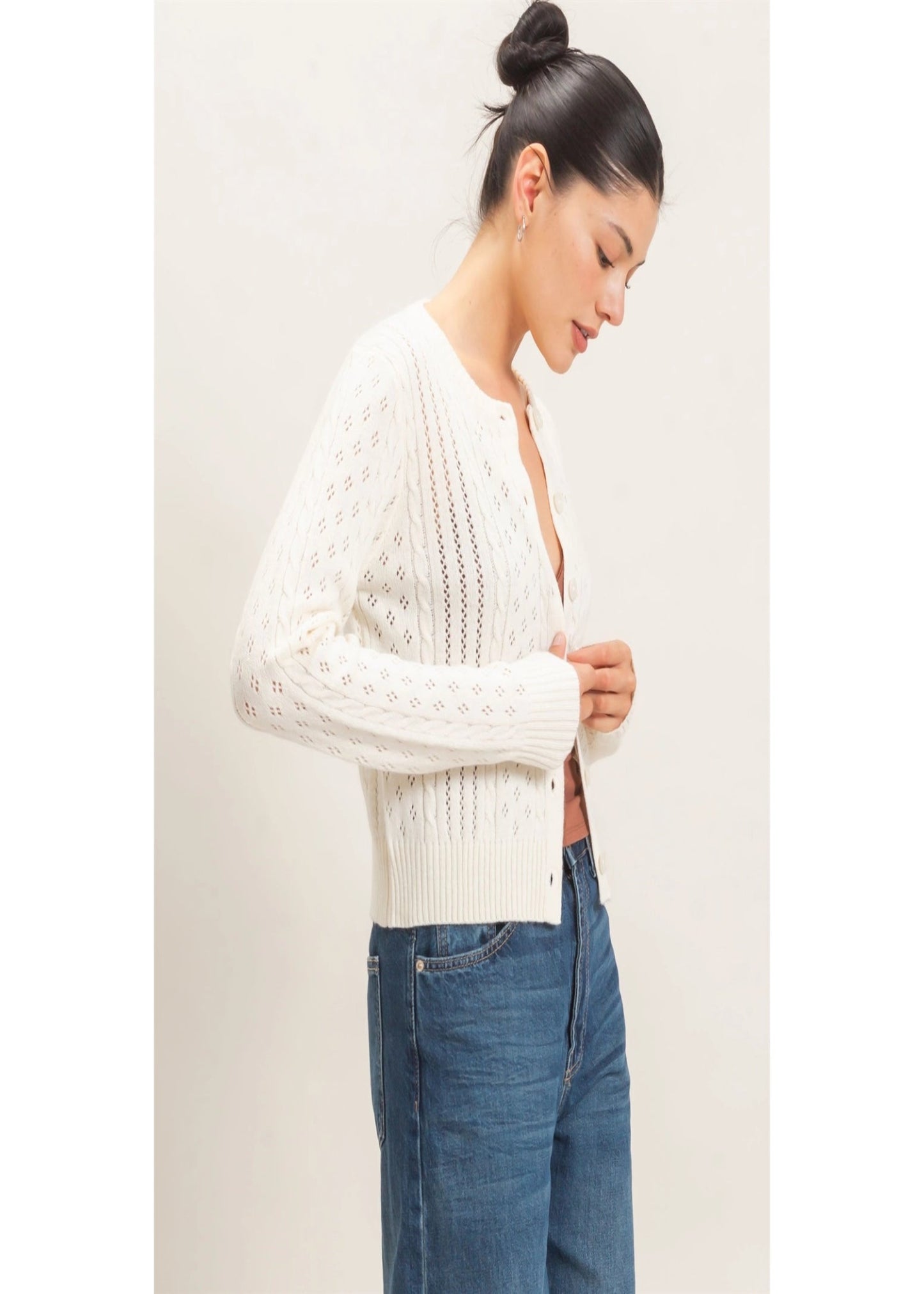 BAILEY SWEATER - WARM CREAM