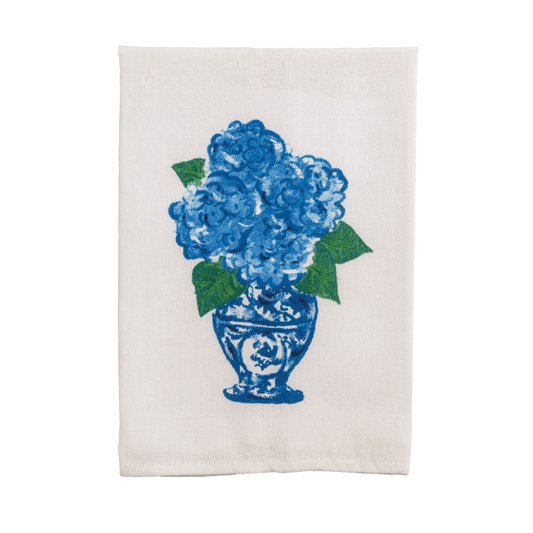 Painted Hydrangea Towel