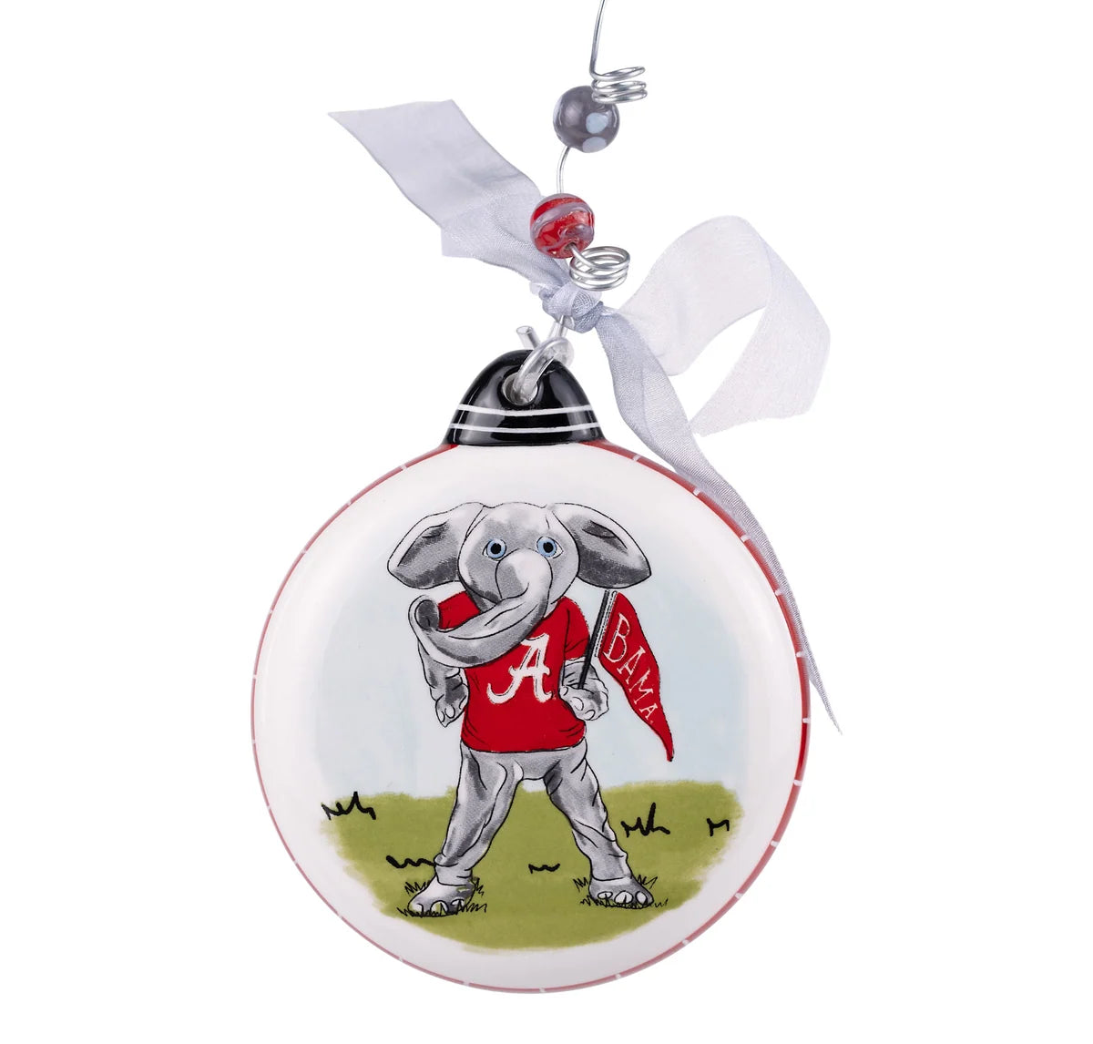 ALABAMA MASCOTT PUFF ORNAMENT