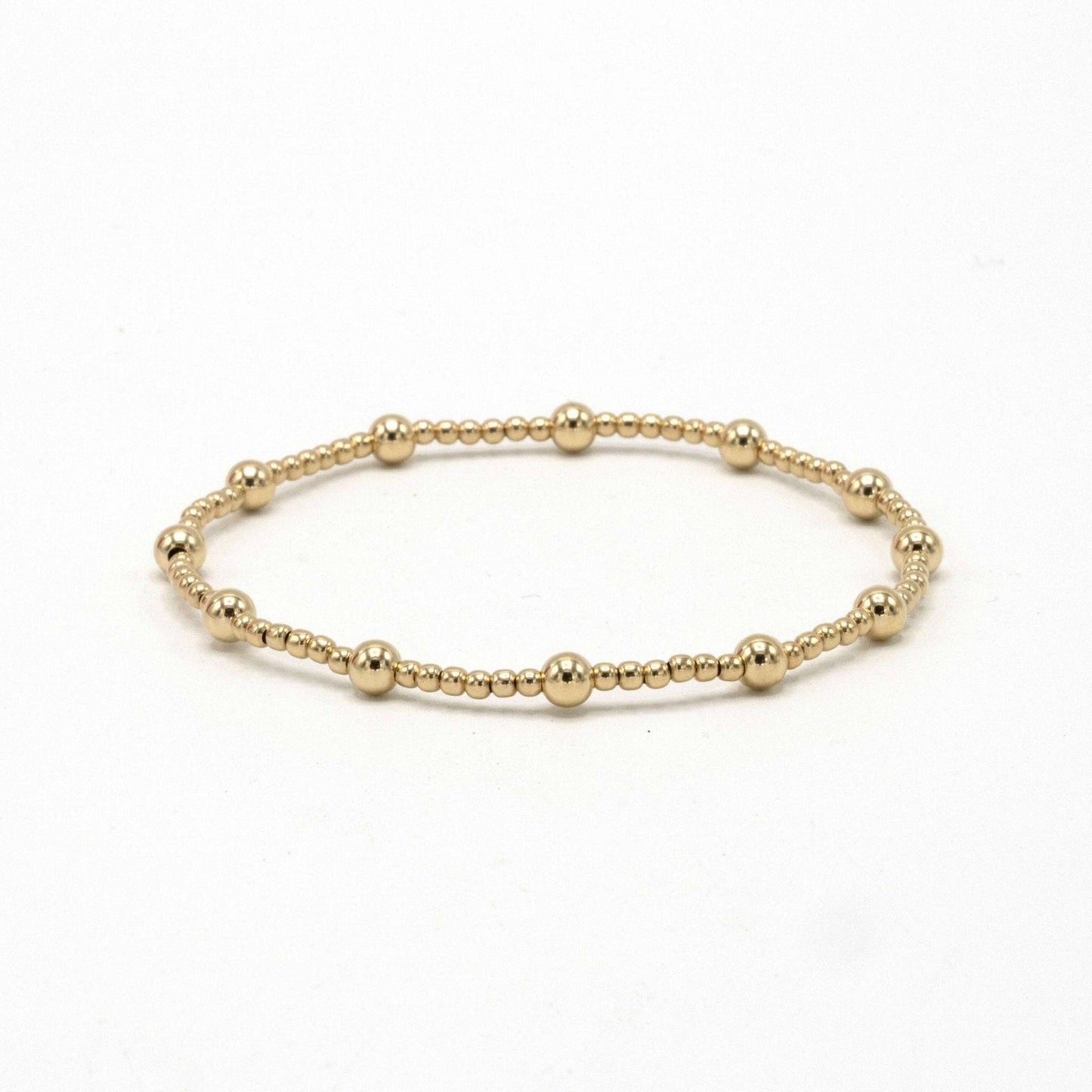 Malibu 2x4 14k Gold filled Beaded Bracelet