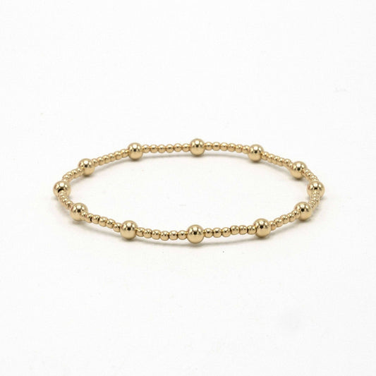 Malibu 2x4 14k Gold filled Beaded Bracelet