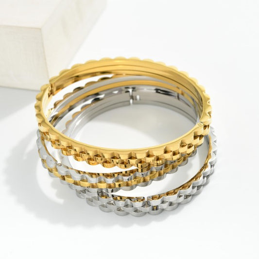 Jubilee Chain Link Bangle Bracelet