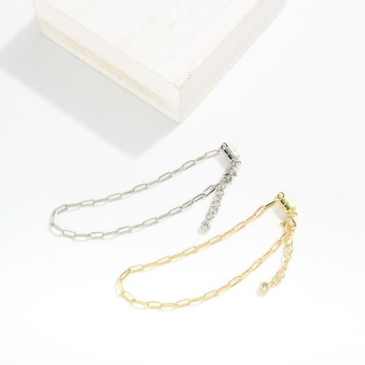 Magnetic Paperclip Chain Link Bracelet
