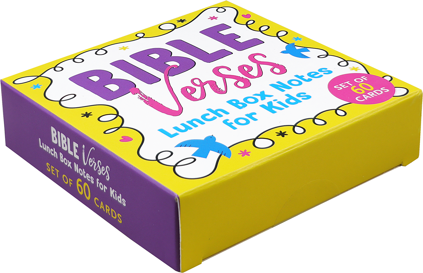 Bible Verses Lunch Box Notes for Kids (60 cards)