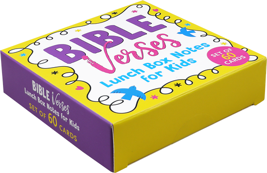 Bible Verses Lunch Box Notes for Kids (60 cards)