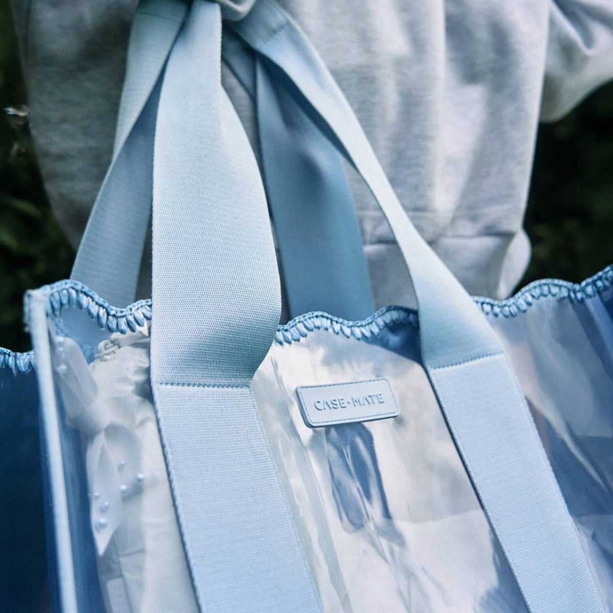 Case-Mate Carolina Blue Crochet Jelly Tote Bag (Classic)