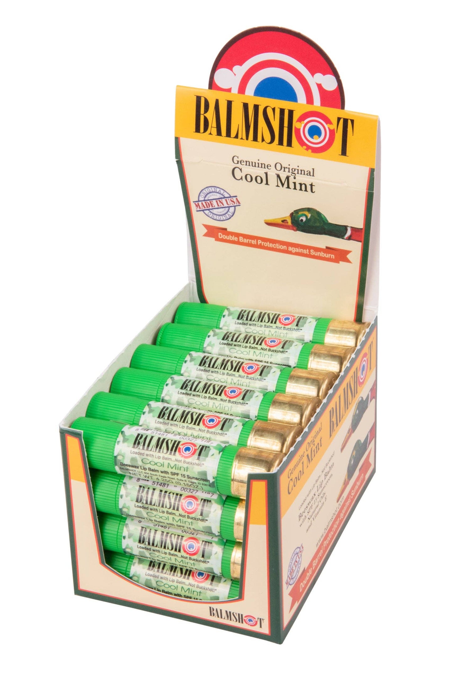 Cool Mint Camo Beeswax Lip Balm