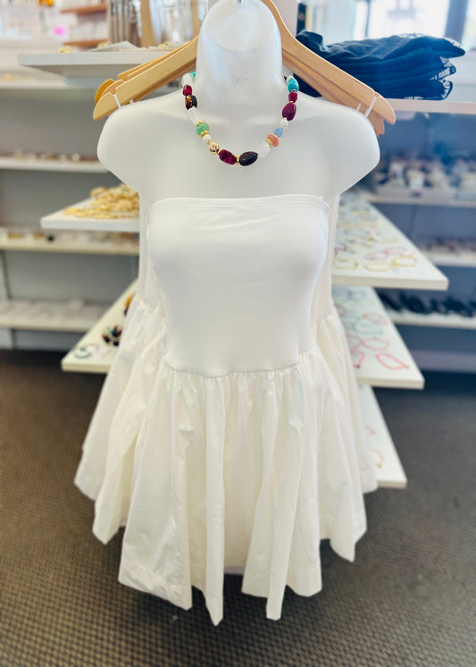 LAYLA DRESS - WHITE