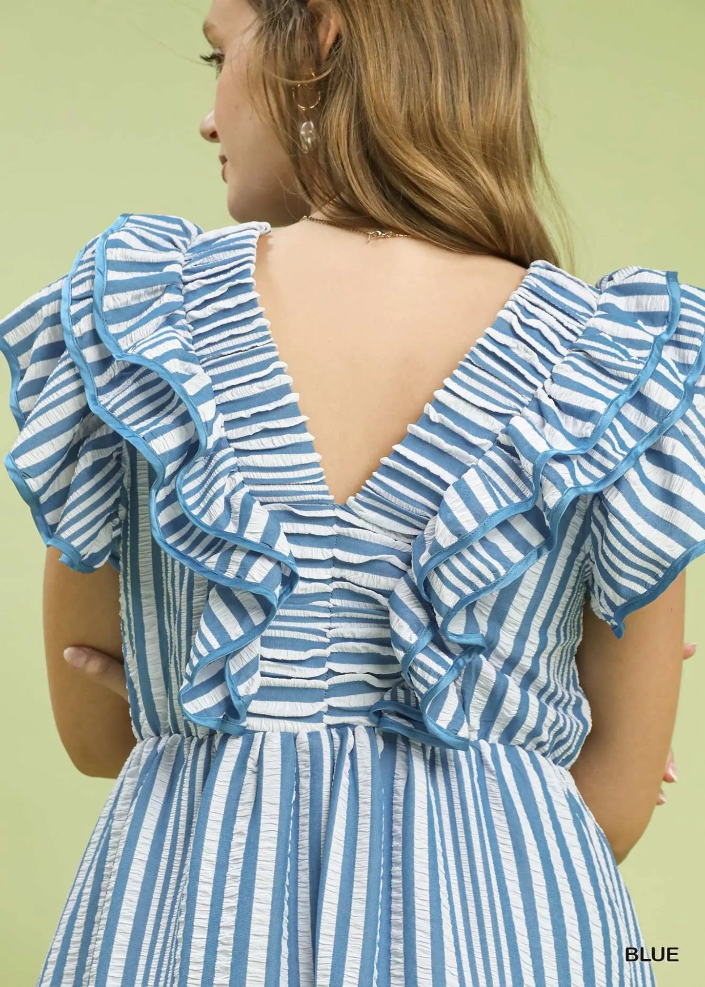 LAYLEN DRESS - BLUE