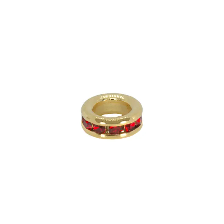 14K Gold-Plated 8mm Mini Birthstone Charms- (By Month)