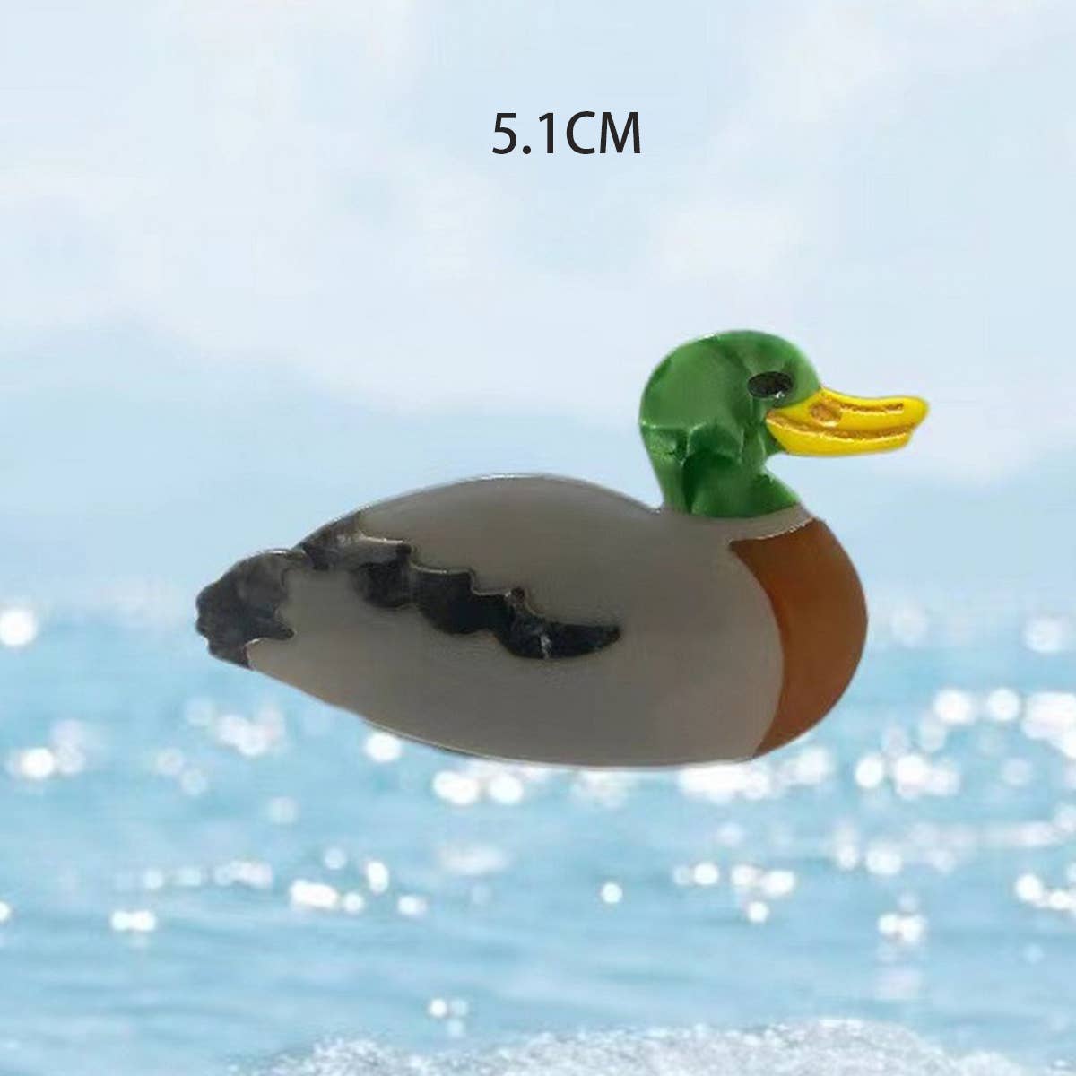 CUTE ANIMAL SERIES ACETIC ACID HAIR CLIPS - MALLARD