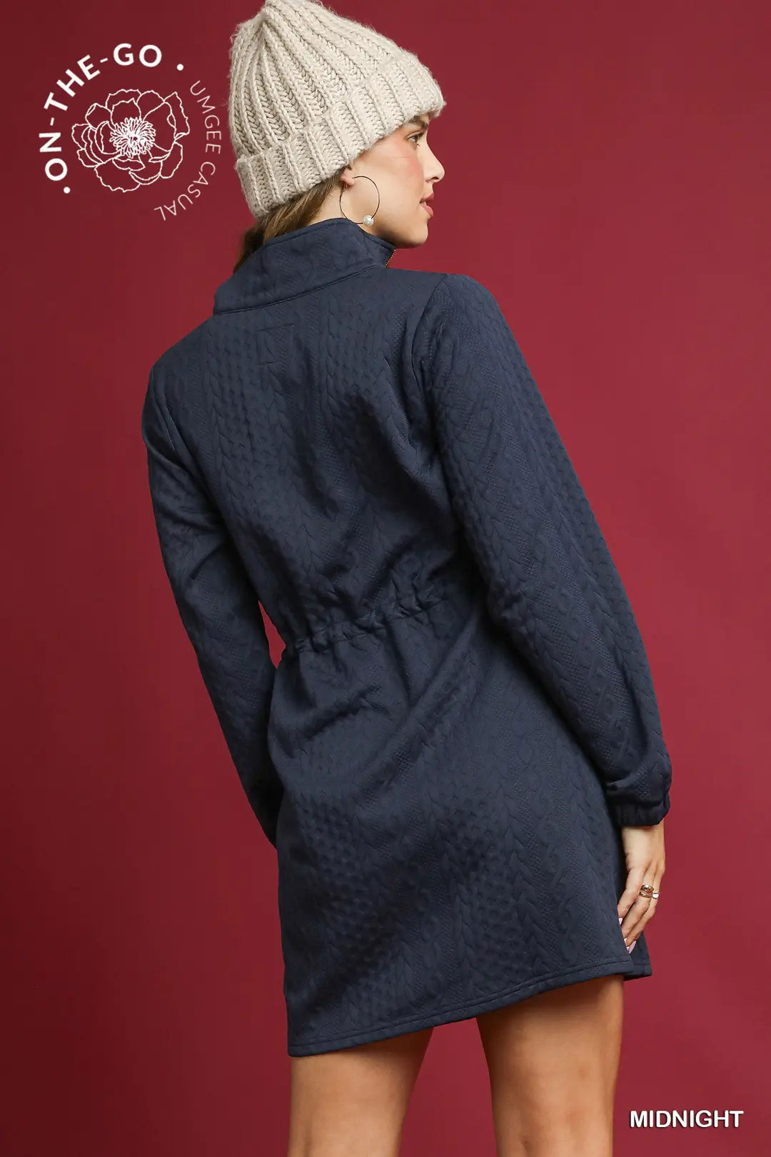 CHLOE MINI DRESS - MIDNIGHT