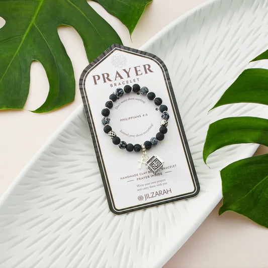PRAYER BRACELET-BLACK