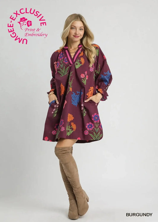 layla dress - midnight mix