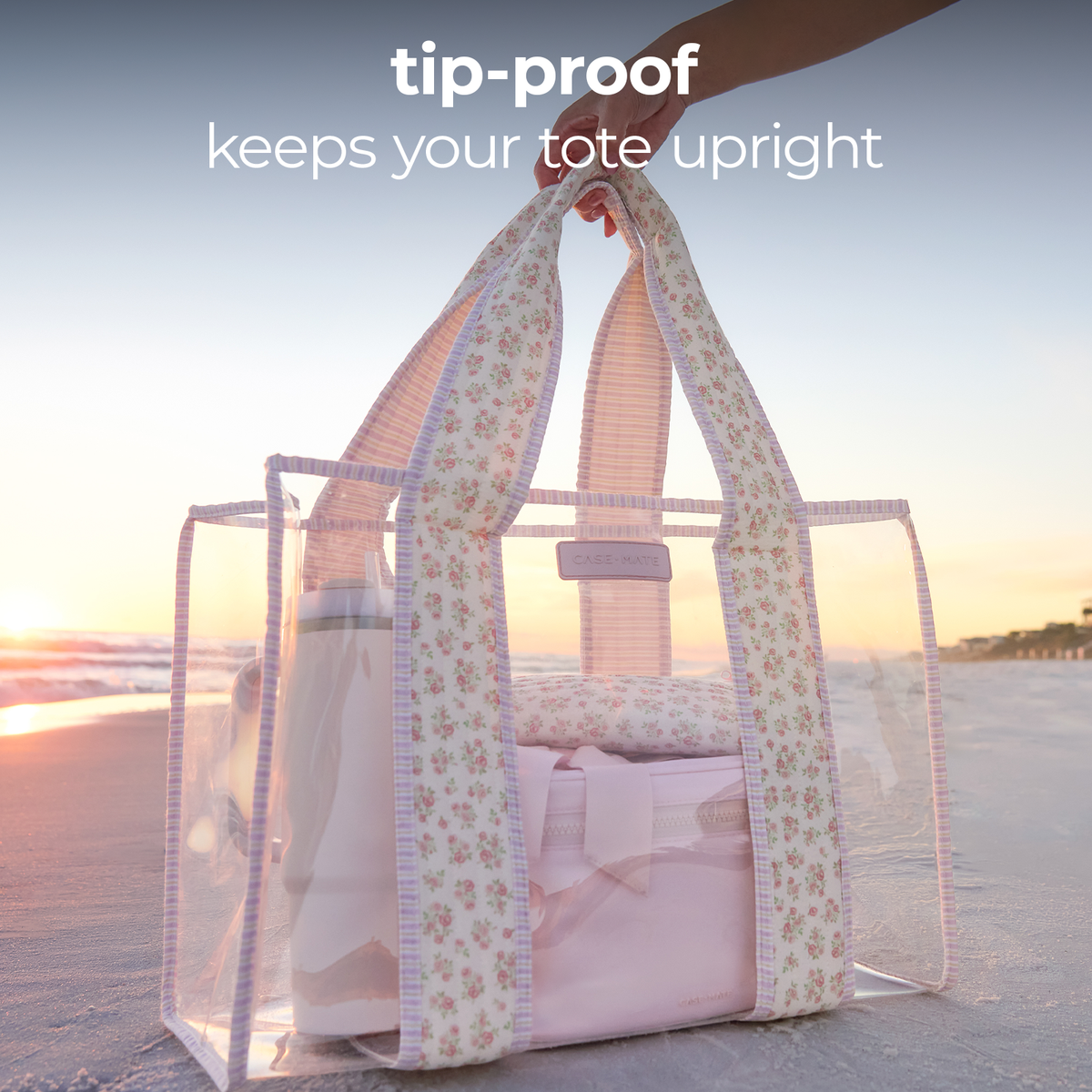 Case-Mate Quilted Ditsy Floral Jelly Tote Bag (Classic)