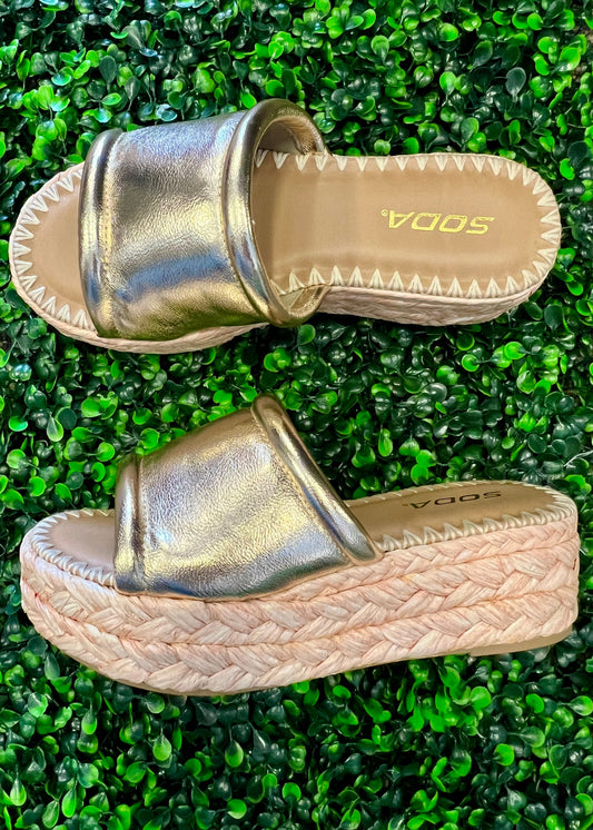 MONTE GOLD SANDAL