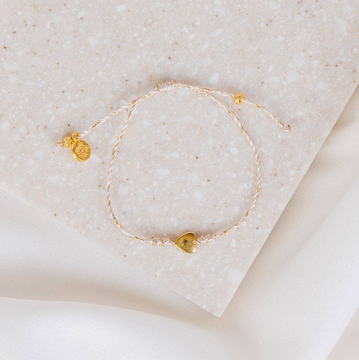 Jesus Loves You Bracelet - Gold / Metallic Gold