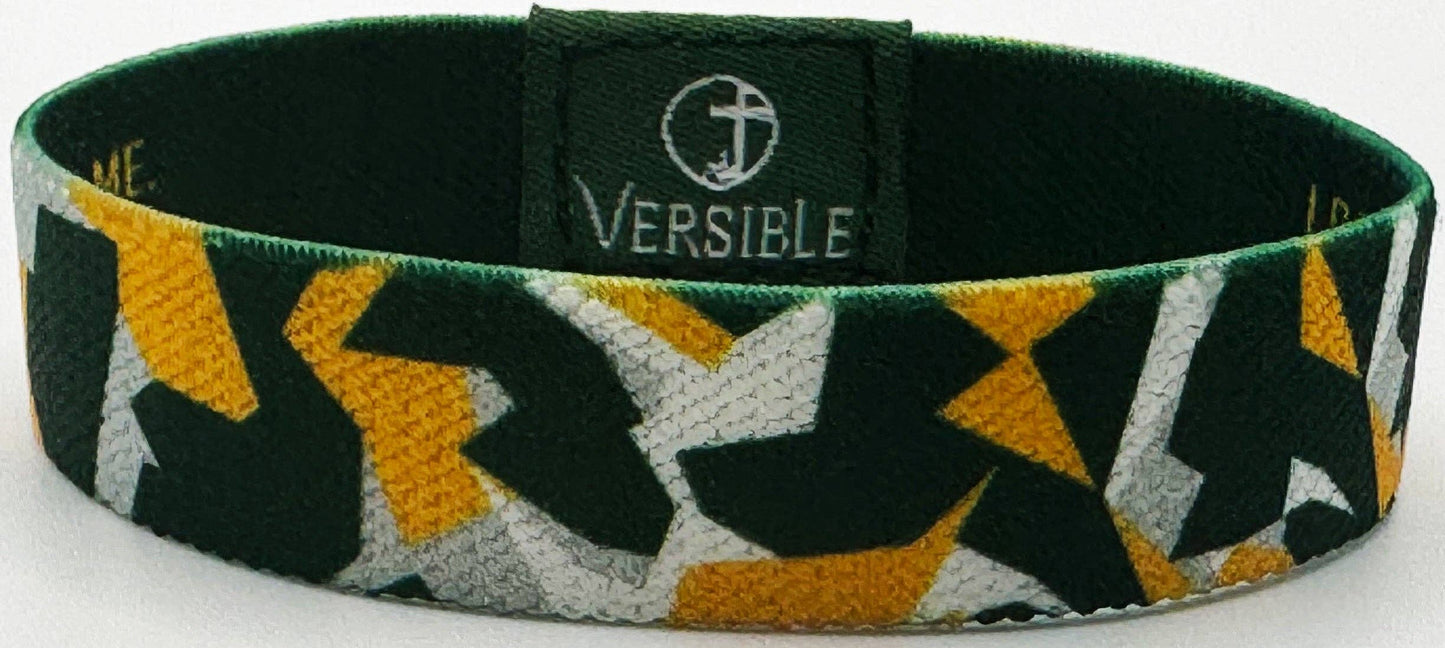 Team Camo / Philippians 4:13 Wristband