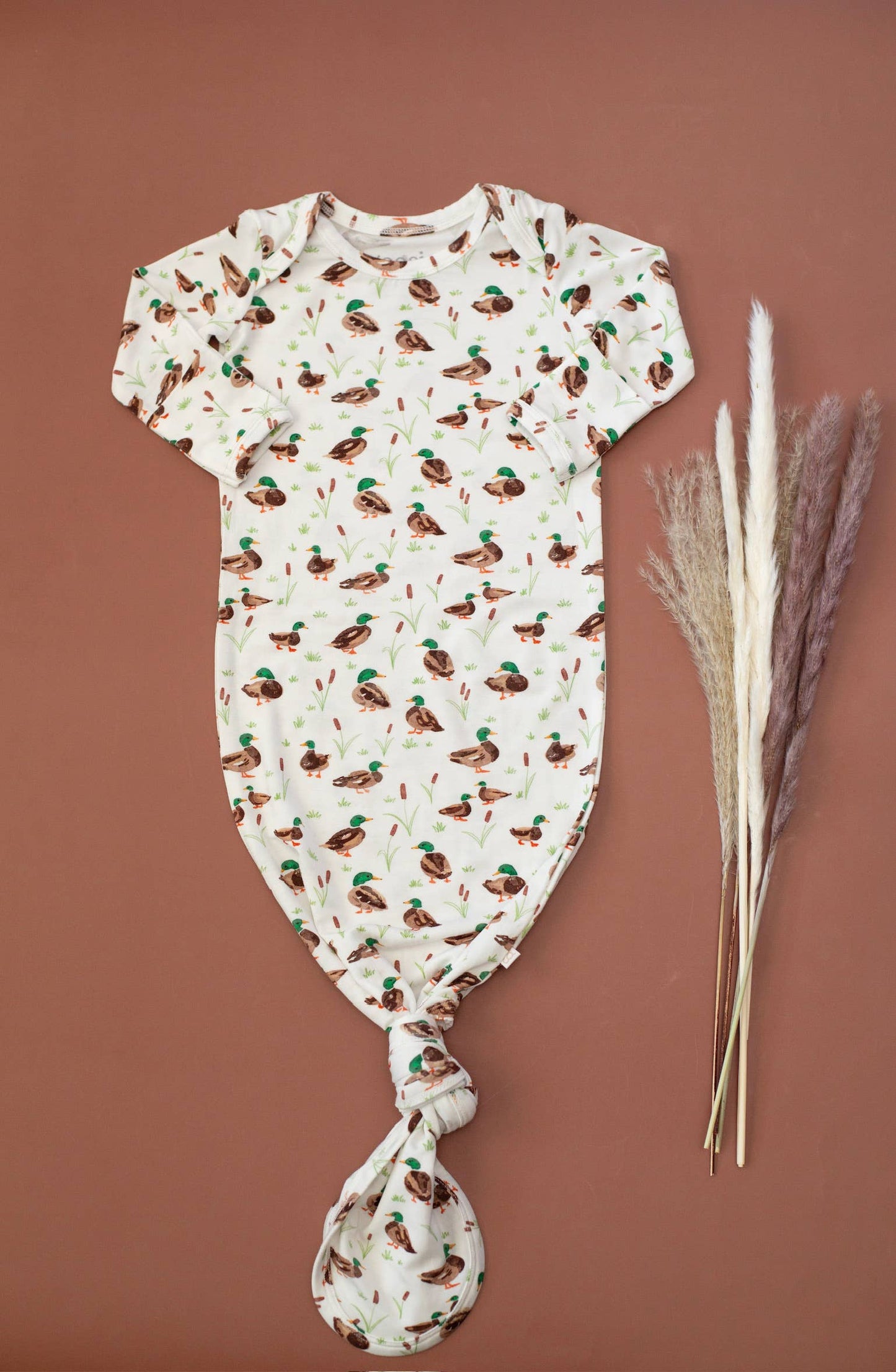 Mallard Drake Ducks- Knotted Gown