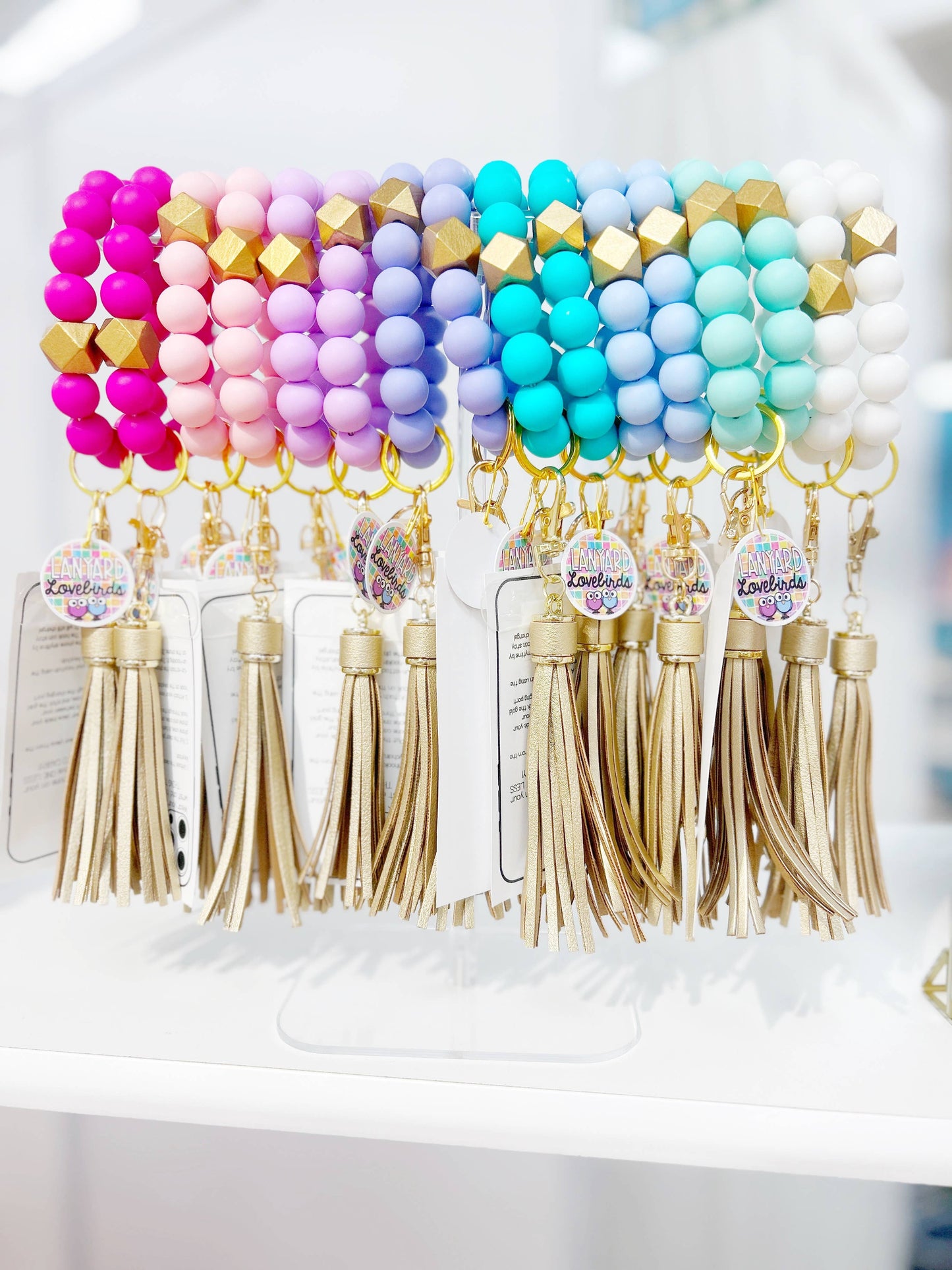 Solid Group: Mint Wristband Keychain