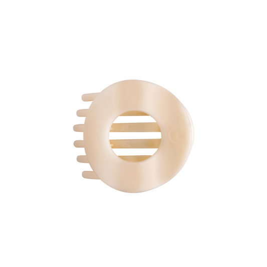 Almond Beige | Medium | Flat Circle Hair Clip