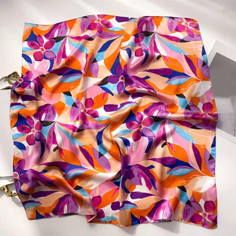 MULTICOLOR SILK SCARF