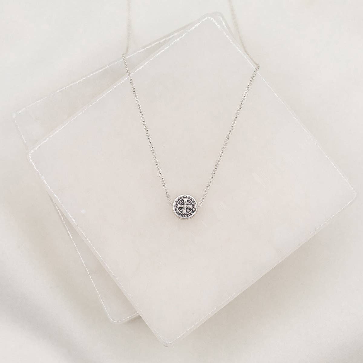 Benedictine Petite Necklace - Silver