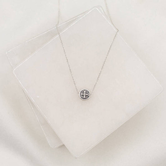 Benedictine Petite Necklace - Silver