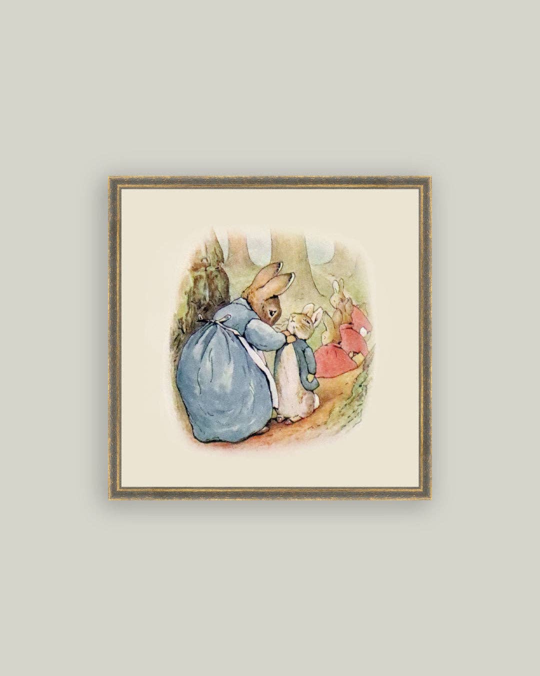 Peter Rabbit Framed Antique Art