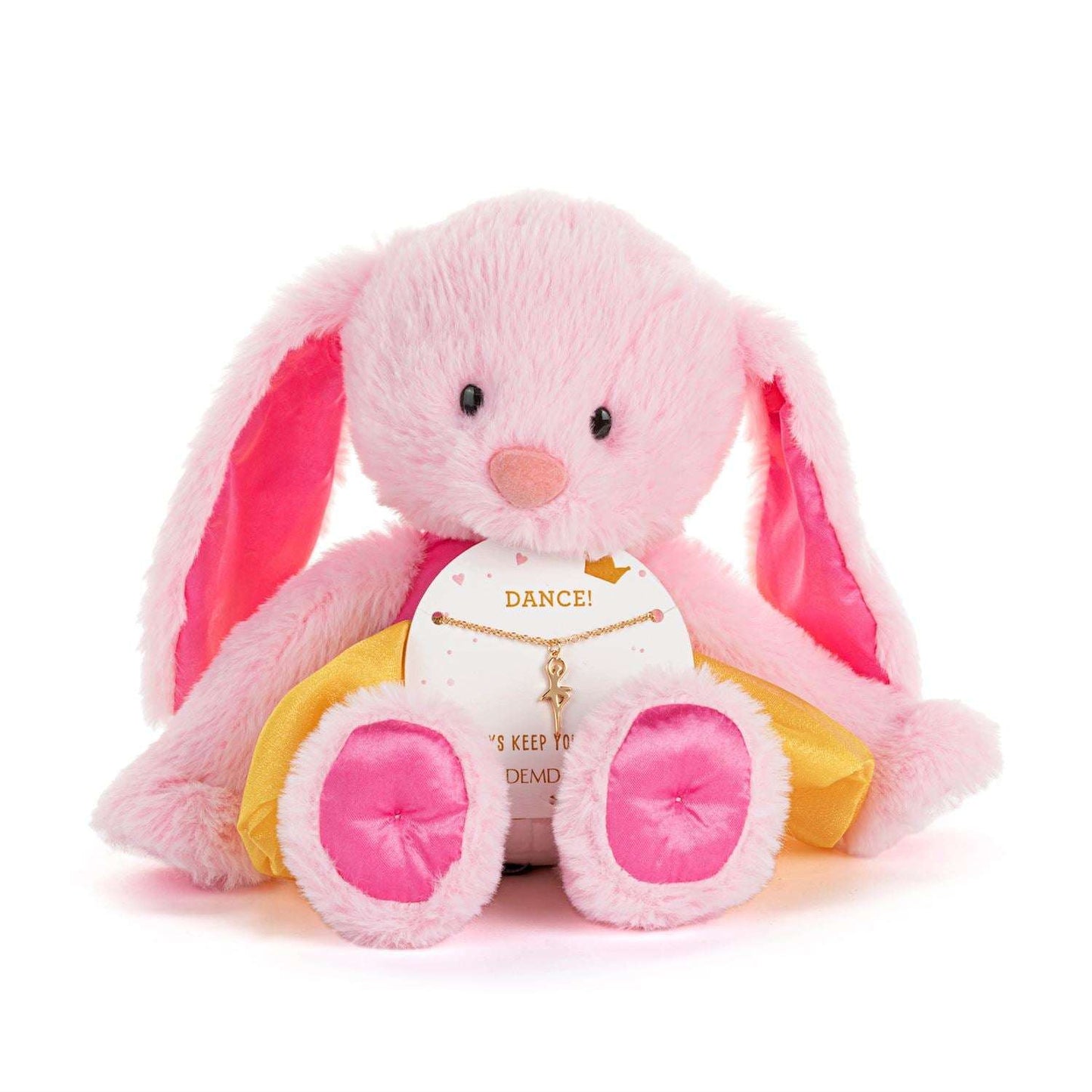 PINK BUNNY + DANCE NECKLACE