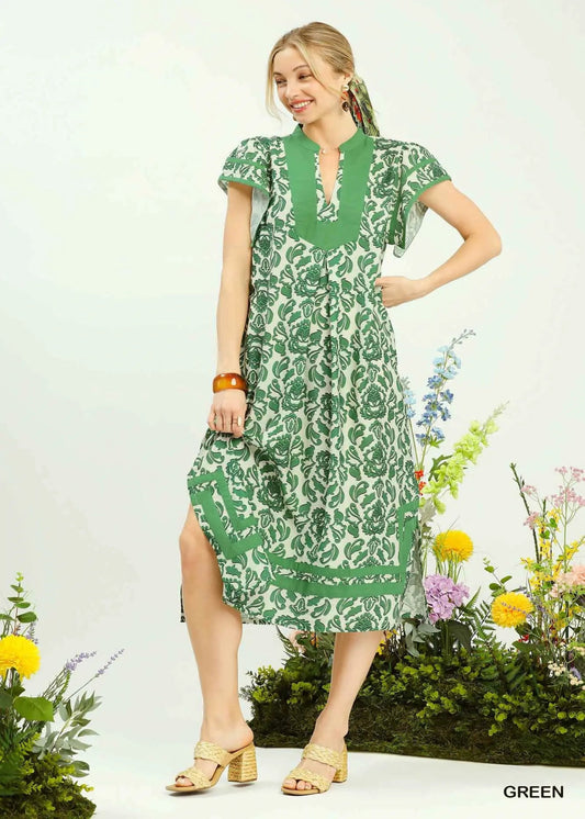 MYAH DRESS - GREEN