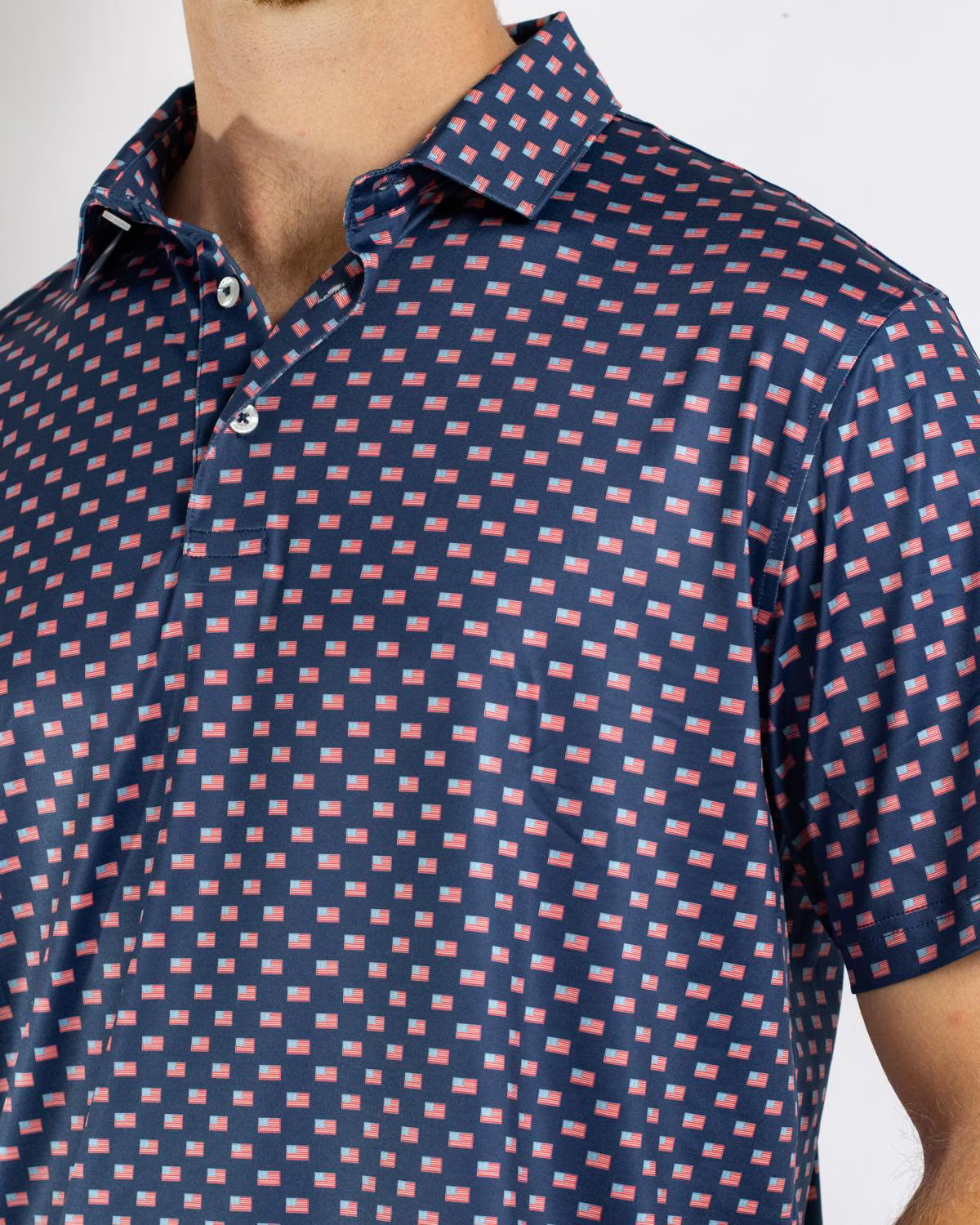 MEN'S AMERICANA PERFORMANCE POLO